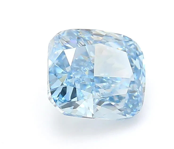 1.04ct Cushion modified Lab Grown Diamond (Colour Fancy Vivid Blue, Clarity VVS2, IGI Certified)