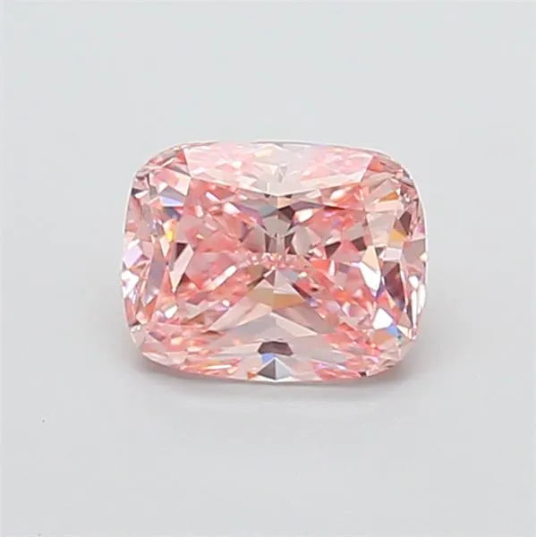 1.04ct Cushion modified Lab Grown Diamond (Colour Fancy Vivid Pink, Clarity VS1, IGI Certified)