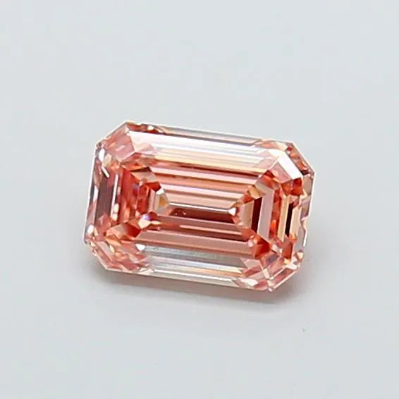1.04ct Emerald Lab Grown Diamond (Colour Fancy Intense Brownish Pink, Clarity VS1, IGI Certified)