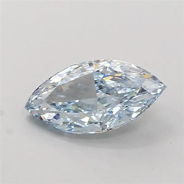 1.04ct Marquise Lab Grown Diamond (Colour Fancy Blue, Clarity VVS2, IGI Certified)