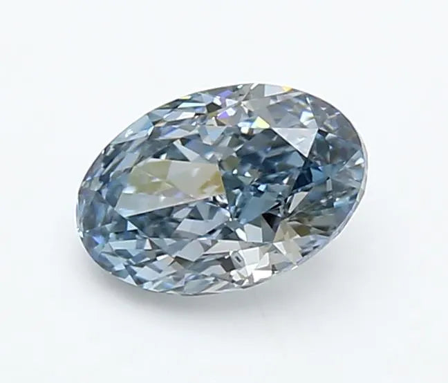 1.04ct Oval Lab Grown Diamond (Colour Fancy Intense Blue, Clarity VVS2, IGI Certified)