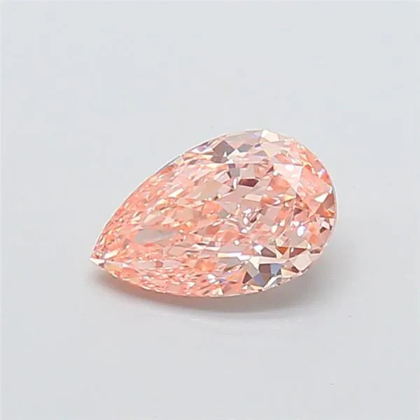 1.04ct Pear Lab Grown Diamond (Colour Fancy Intense Orangey Pink, Clarity VVS2, IGI Certified)