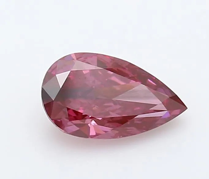 1.04ct Pear Lab Grown Diamond (Colour Fancy Vivid Pink, Clarity SI2, IGI Certified)