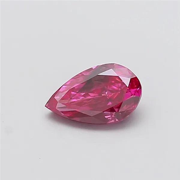 1.04ct Pear Lab Grown Diamond (Colour Fancy Vivid Pink, Clarity SI2, IGI Certified)