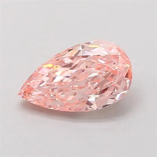1.04ct Pear Lab Grown Diamond (Colour Fancy Vivid Pink, Clarity VS2, IGI Certified)