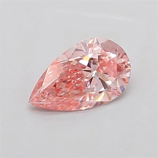 1.04ct Pear Lab Grown Diamond (Colour Fancy Vivid Pink, Clarity VVS2, IGI Certified)