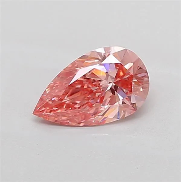 1.04ct Pear Lab Grown Diamond (Colour Fancy Vivid Pink, Clarity VVS2, IGI Certified)