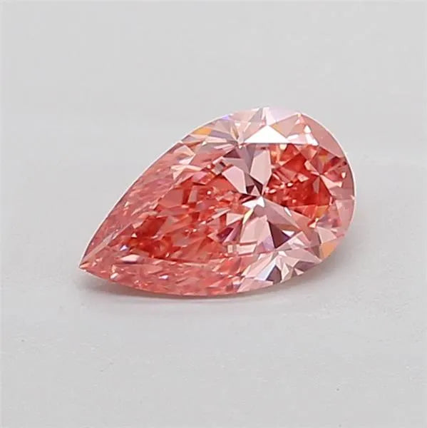 1.04ct Pear Lab Grown Diamond (Colour Fancy Vivid Pink, Clarity VVS2, IGI Certified)