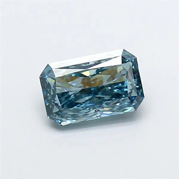 1.04ct Radiant Lab Grown Diamond (Colour Fancy Vivid Blue, Clarity VVS2, IGI Certified)