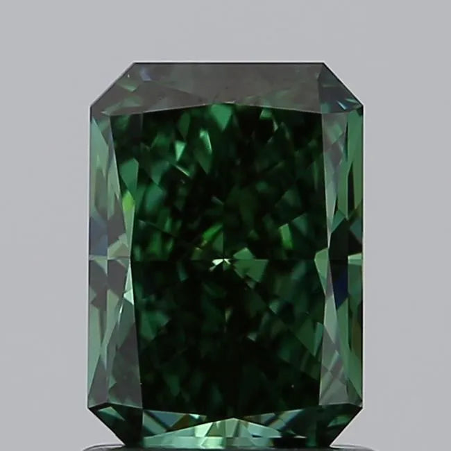 1.04ct Radiant Lab Grown Diamond (Colour Fancy Vivid Green, Clarity VVS2, IGI Certified)