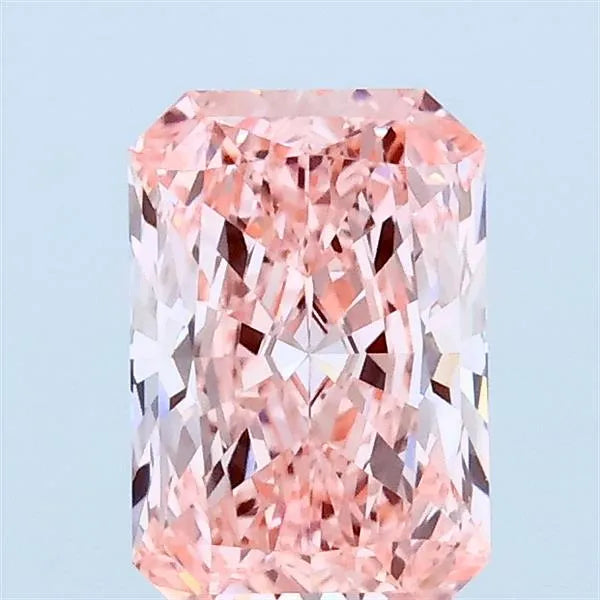 1.04ct Radiant Lab Grown Diamond (Colour Fancy Vivid Pink, Clarity VVS2, IGI Certified)