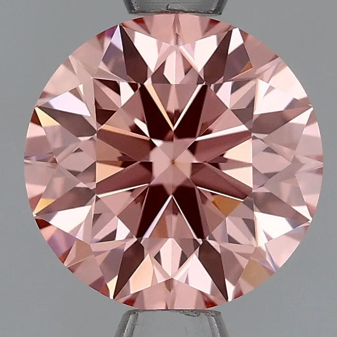 1.04ct Round Lab Grown Diamond (Colour Fancy Intense Pink, Clarity VS1, Cut ID, IGI Certified)