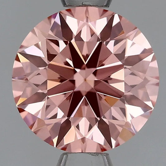 1.04ct Round Lab Grown Diamond (Colour Fancy Intense Pink, Clarity VS1, Cut ID, IGI Certified)