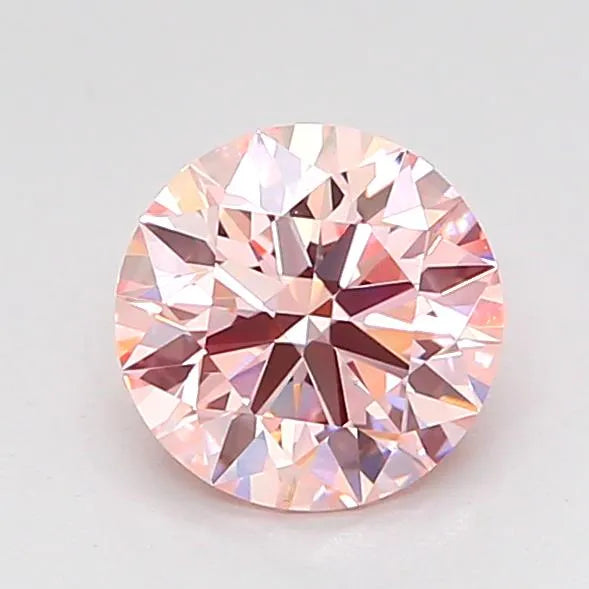 1.04ct Round Lab Grown Diamond (Colour Fancy Intense Pink, Clarity VS1, Cut ID, IGI Certified)