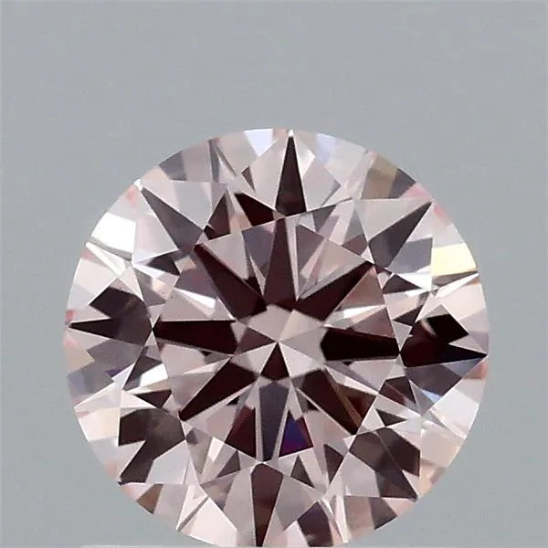 1.04ct Round Lab Grown Diamond (Colour Fancy Pink, Clarity VVS2, Cut EX, IGI Certified)