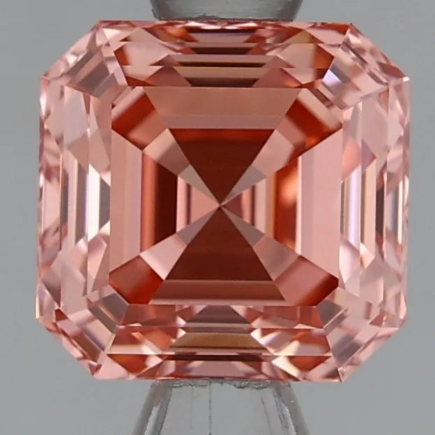 1.05ct Asscher Lab Grown Diamond (Colour Fancy Intense Pink, Clarity VVS2, Cut EX, IGI Certified)