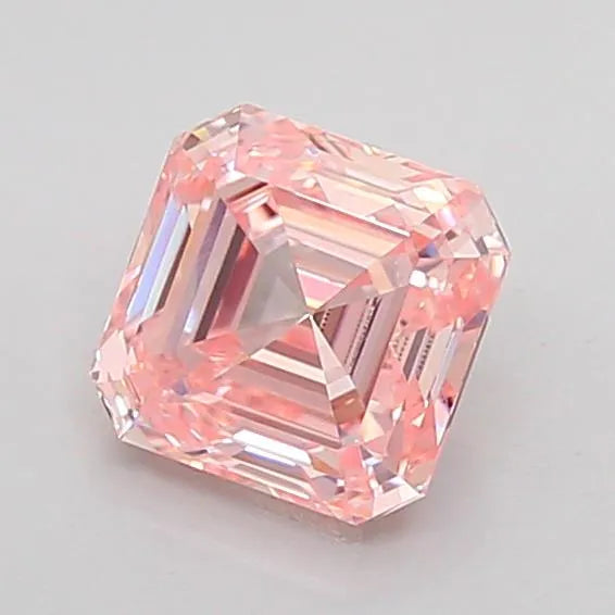 1.05ct Asscher Lab Grown Diamond (Colour Fancy Intense Pink, Clarity VVS2, IGI Certified)