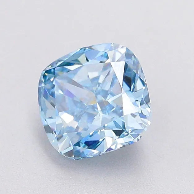 1.05ct Cushion modified Lab Grown Diamond (Colour Fancy Vivid Blue, Clarity VVS2, IGI Certified)