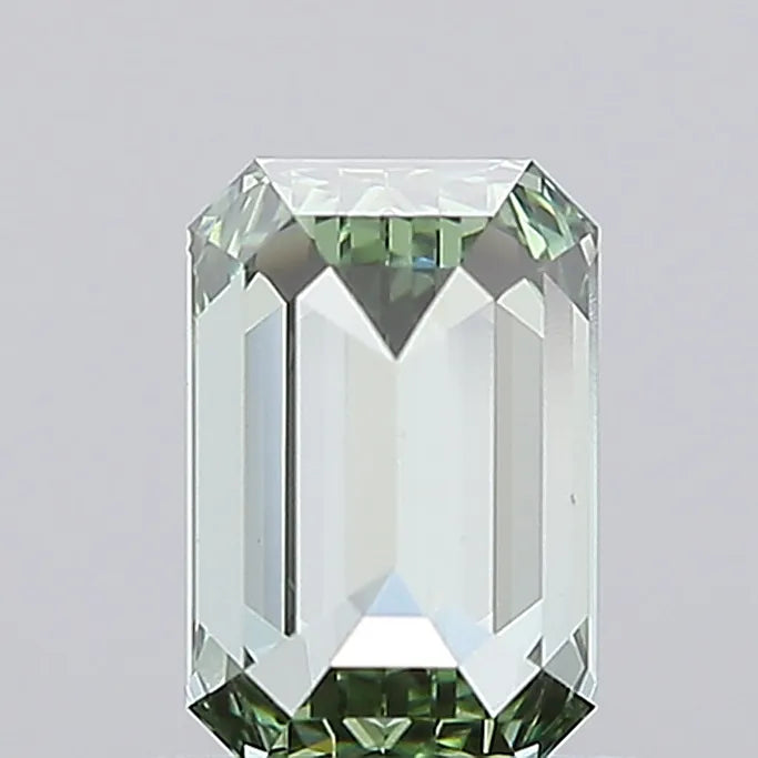1.05ct Emerald Lab Grown Diamond (Colour Fancy Vivid Green, Clarity VVS2, IGI Certified)