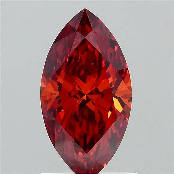 1.05ct Marquise Lab Grown Diamond (Colour Fancy Intense Brownish Orange, Clarity VVS2, IGI Certified)
