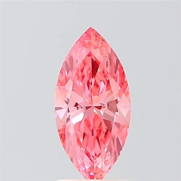 1.05ct Marquise Lab Grown Diamond (Colour Fancy Vivid Pink, Clarity VVS2, IGI Certified)