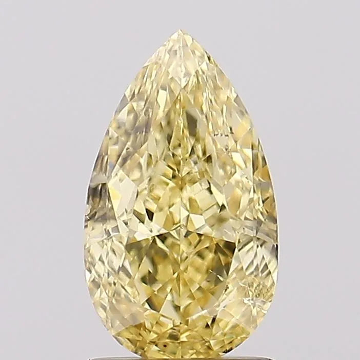 1.05ct Pear Lab Grown Diamond (Colour Fancy Intense Yellow, Clarity SI1, IGI Certified)