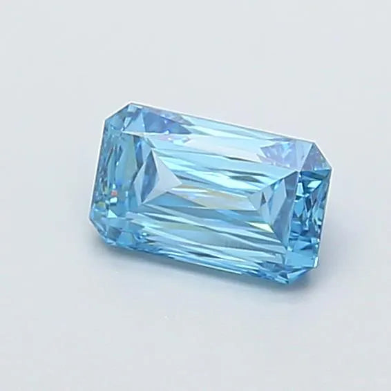 1.05ct Radiant Lab Grown Diamond (Colour Fancy Vivid Blue, Clarity VVS2, IGI Certified)