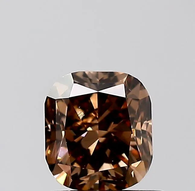 1.05ct Radiant Natural Diamond (Colour Fancy Dark Orangey Brown, Clarity VVS2, GIA Certified)