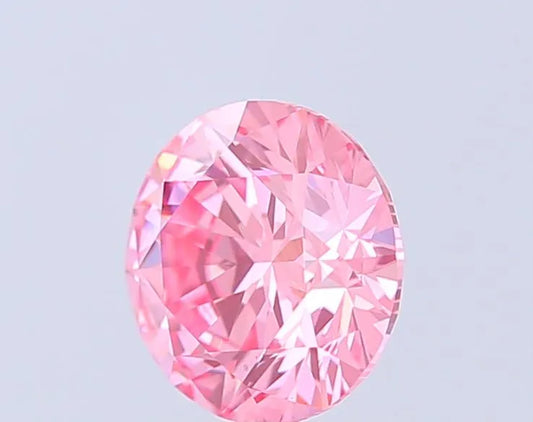 1.05ct Round Lab Grown Diamond (Colour Fancy Vivid Pink, Clarity VS1, Cut ID, IGI Certified)