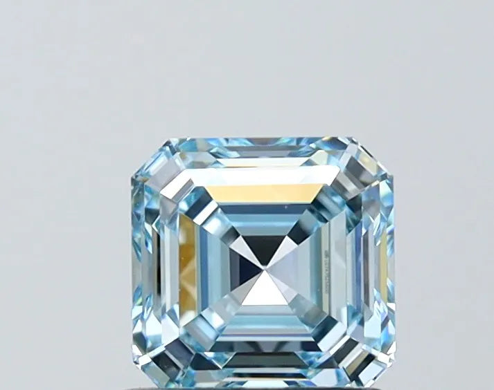 1.06ct Asscher Lab Grown Diamond (Colour Fancy Intense Blue, Clarity VVS2, IGI Certified)