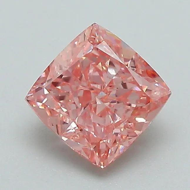 1.06ct Cushion modified Lab Grown Diamond (Colour Fancy Vivid Pink, Clarity VVS2, IGI Certified)