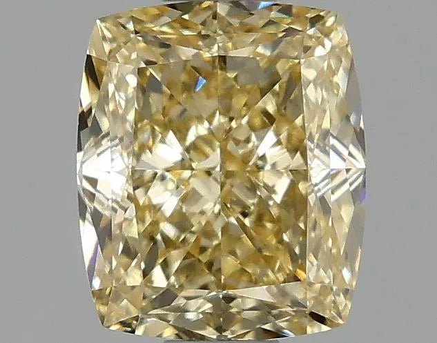 1.06ct Cushion modified Lab Grown Diamond (Colour Fancy Yellow, Clarity VVS2, IGI Certified)
