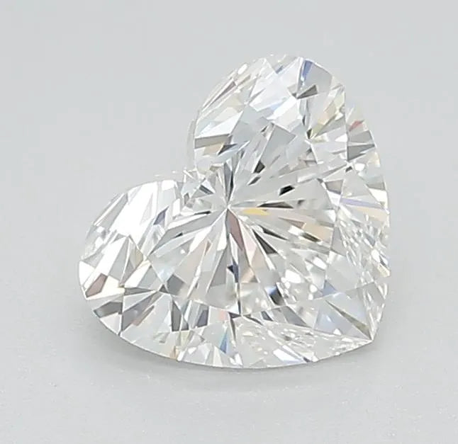 1.06ct Heart Lab Grown Diamond (Colour F, Clarity IF, Cut EX, IGI Certified)