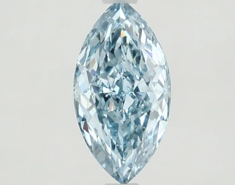 1.06ct Marquise Lab Grown Diamond (Colour Fancy Vivid Blue, Clarity VS1, IGI Certified)