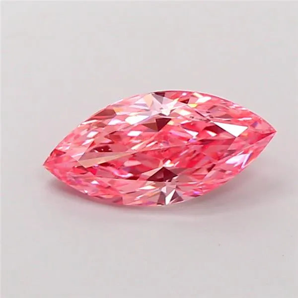 1.06ct Marquise Lab Grown Diamond (Colour Fancy Vivid Pink, Clarity VS1, IGI Certified)