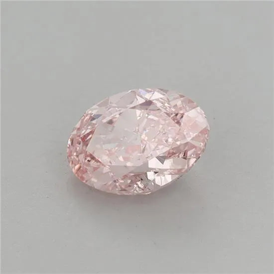 1.06ct Oval Lab Grown Diamond (Colour Fancy Vivid Pink, Clarity VS1, IGI Certified)
