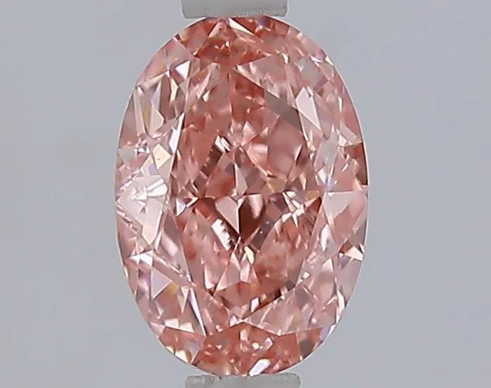 1.06ct Oval Lab Grown Diamond (Colour Fancy Vivid Pink, Clarity VVS1, IGI Certified)