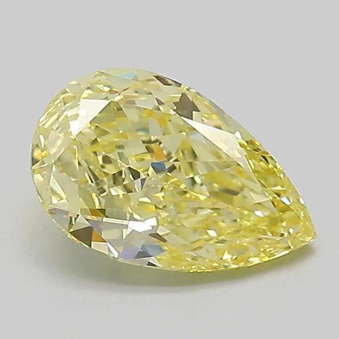 1.06ct Pear Lab Grown Diamond (Colour Fancy Intense Yellow, Clarity VS1, IGI Certified)