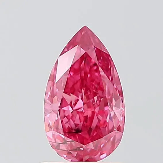 1.06ct Pear Lab Grown Diamond (Colour Fancy Vivid Pink, Clarity SI1, IGI Certified)