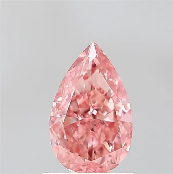 1.06ct Pear Lab Grown Diamond (Colour Fancy Vivid Pink, Clarity VS2, IGI Certified)