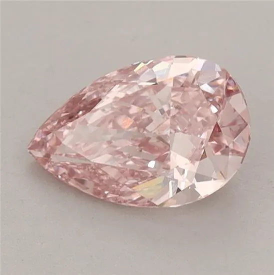 1.06ct Pear Lab Grown Diamond (Colour Fancy Vivid Pink, Clarity VVS2, IGI Certified)