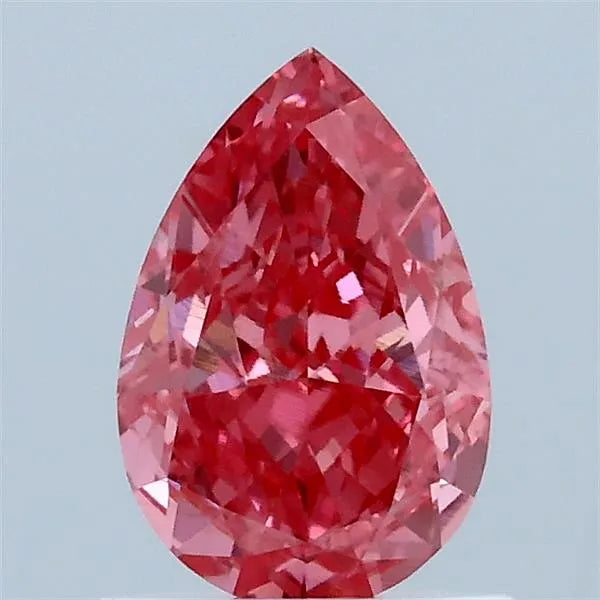 1.06ct Pear Lab Grown Diamond (Colour Fancy Vivid Pink, Clarity VVS2, IGI Certified)