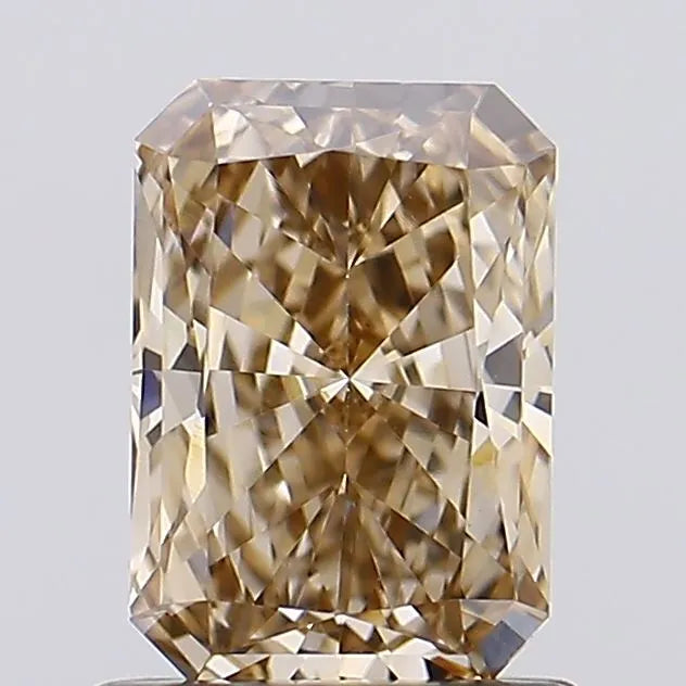 1.06ct Radiant Lab Grown Diamond (Colour Fancy Brown, Clarity VVS2, IGI Certified)