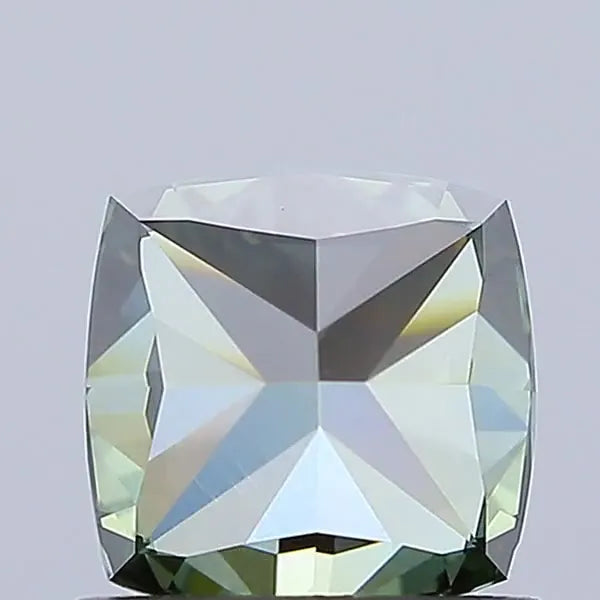 1.07ct Cushion modified Lab Grown Diamond (Colour Fancy Deep Green, Clarity VS1, IGI Certified)