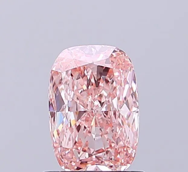 1.07ct Cushion modified Lab Grown Diamond (Colour Fancy Intense Pink, Clarity VS1, IGI Certified)