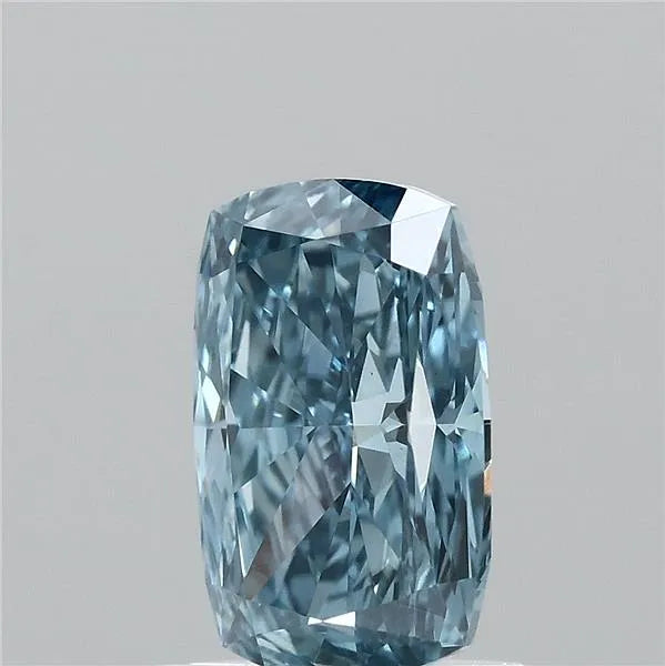 1.07ct Cushion modified Lab Grown Diamond (Colour Fancy Vivid Blue, Clarity VS1, IGI Certified)