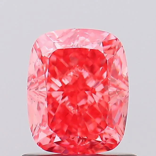1.07ct Cushion modified Lab Grown Diamond (Colour Fancy Vivid Pink, Clarity VS2, IGI Certified)