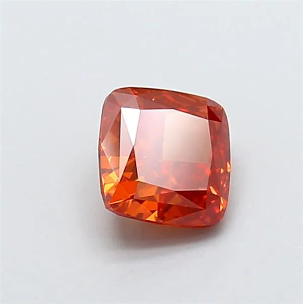 1.07ct Cushion modified Lab Grown Diamond (Colour Fancy Vivid Red, Clarity VVS2, IGI Certified)