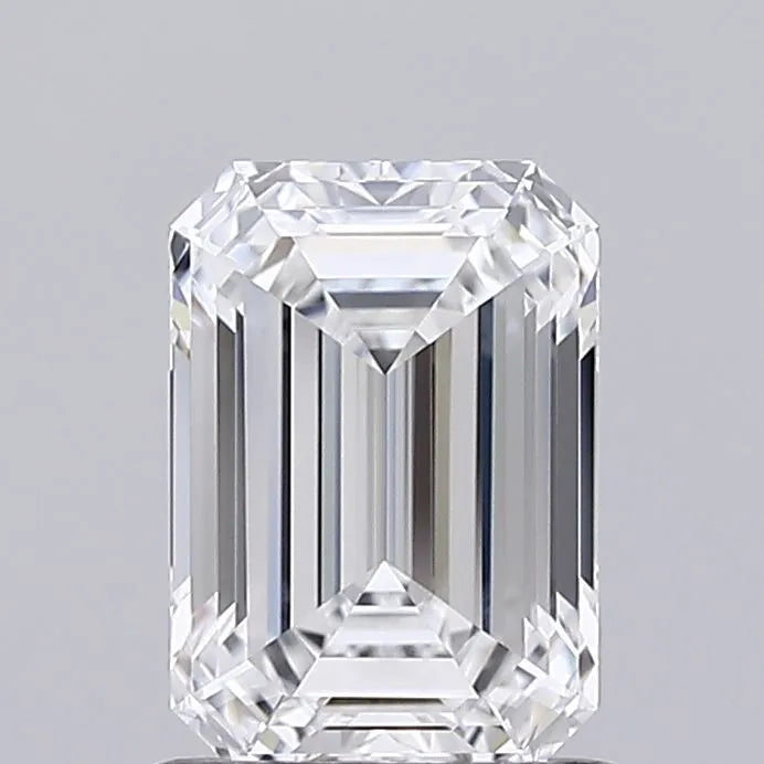 1.07ct Emerald Lab Grown Diamond (Colour D, Clarity VVS2, IGI Certified)