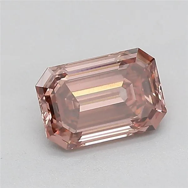 1.07ct Emerald Lab Grown Diamond (Colour Fancy Brown, Clarity VS1, IGI Certified)